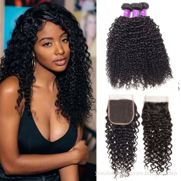 Wholesale Price Jerry Curly Wave Human Hair Extensions Mink Double Drawn Hair